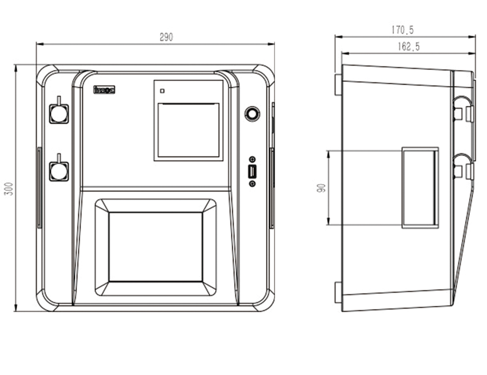 便攜式油液顆粒檢測儀的結(jié)構(gòu)外觀齒輪